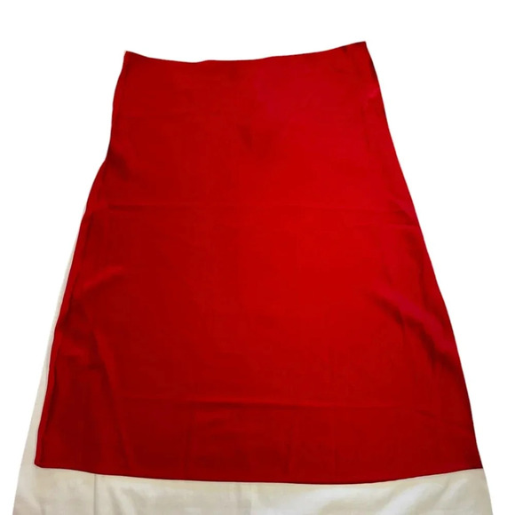 Rachel Zoe NWT Red Maxi Skirt Size 10 - Picture 5 of 9